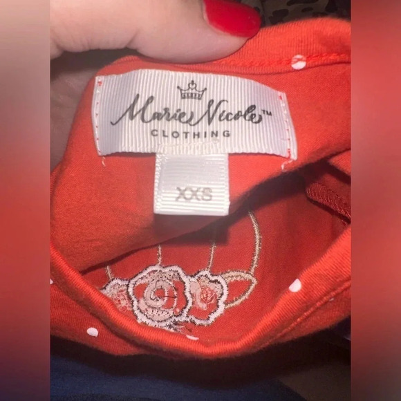 Marie Nicole Cheetah Pumpkin Girl’s Fall dress. size 12-18 months - Picture 4 of 4